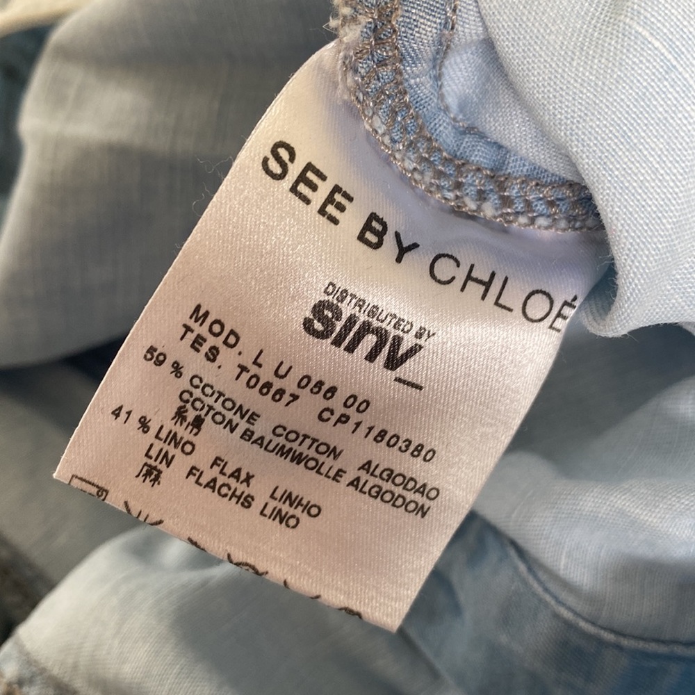 Vintage see by Chloe chambray corset romper 4 - Picture 17 of 17